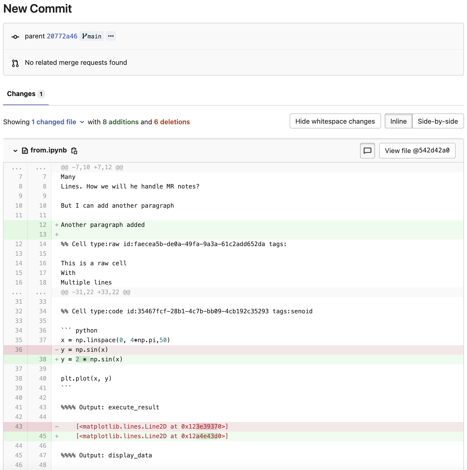 Jupyter Notebook Clean Diff